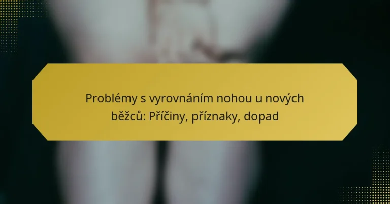 Problémy s vyrovnáním nohou u nových běžců: Příčiny, příznaky, dopad